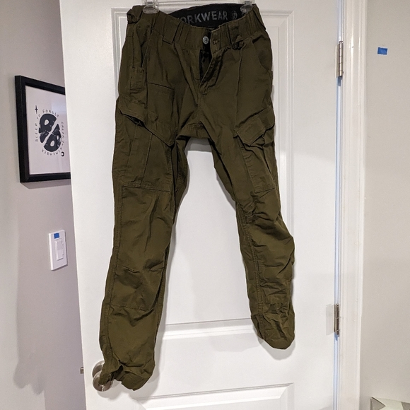 LAST CHANCE : NWOT Dovetail work wear ready set cargo olive green - Picture 3 of 5